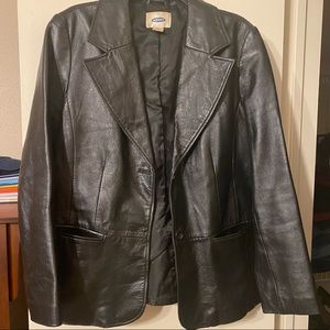 Old Navy 100% Genuine Leather Jacket